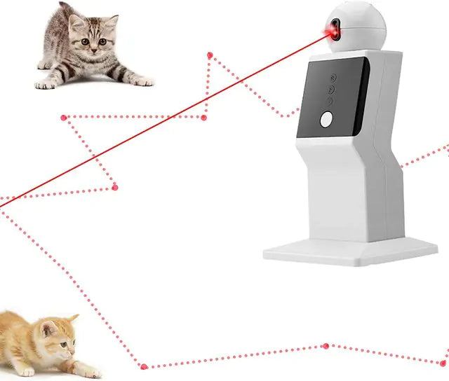 Interactive Fun for Felines: Cat Automatic Laser Toy - Engage Your Kitty in Playful Pursuits