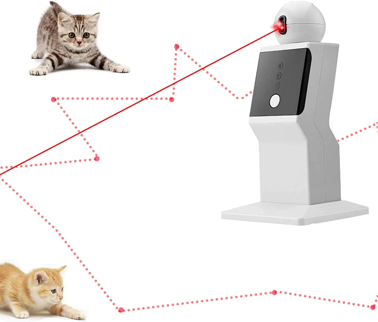 Interactive Fun for Felines: Cat Automatic Laser Toy - Engage Your Kitty in Playful Pursuits